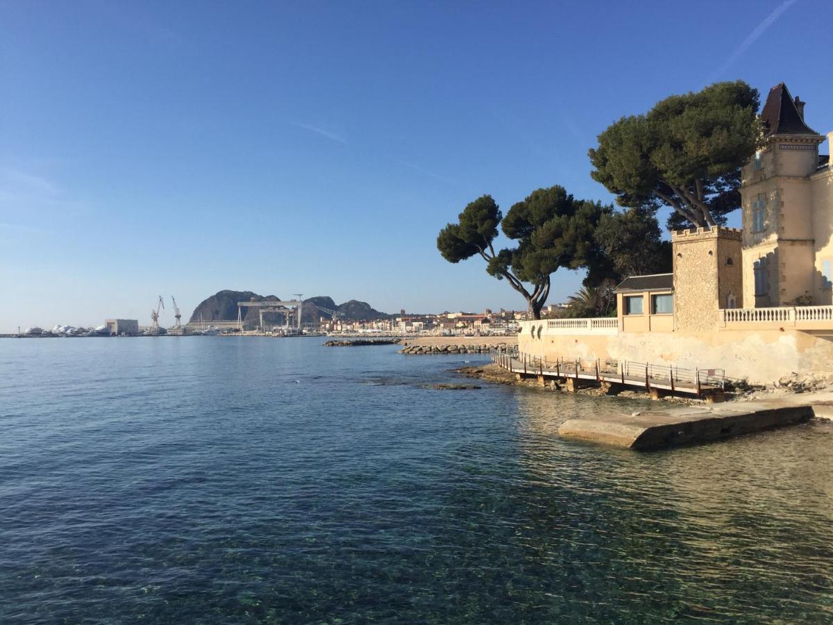 Duplex La Ciotat - Superbe 85 M2 - 6 Pers - 3 Chambres - Climatisation - Vue Mer Et Proche Du Vieux Port Ла-Сьйота Екстер'єр фото